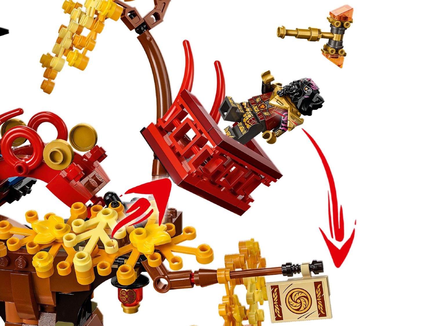 Конструктор Lego Ninjago Храм энергетических ядер дракона (71795) - фото 5 Конструктор Lego Ninjago Храм энергетических ядер дракона (71795) - фото 5