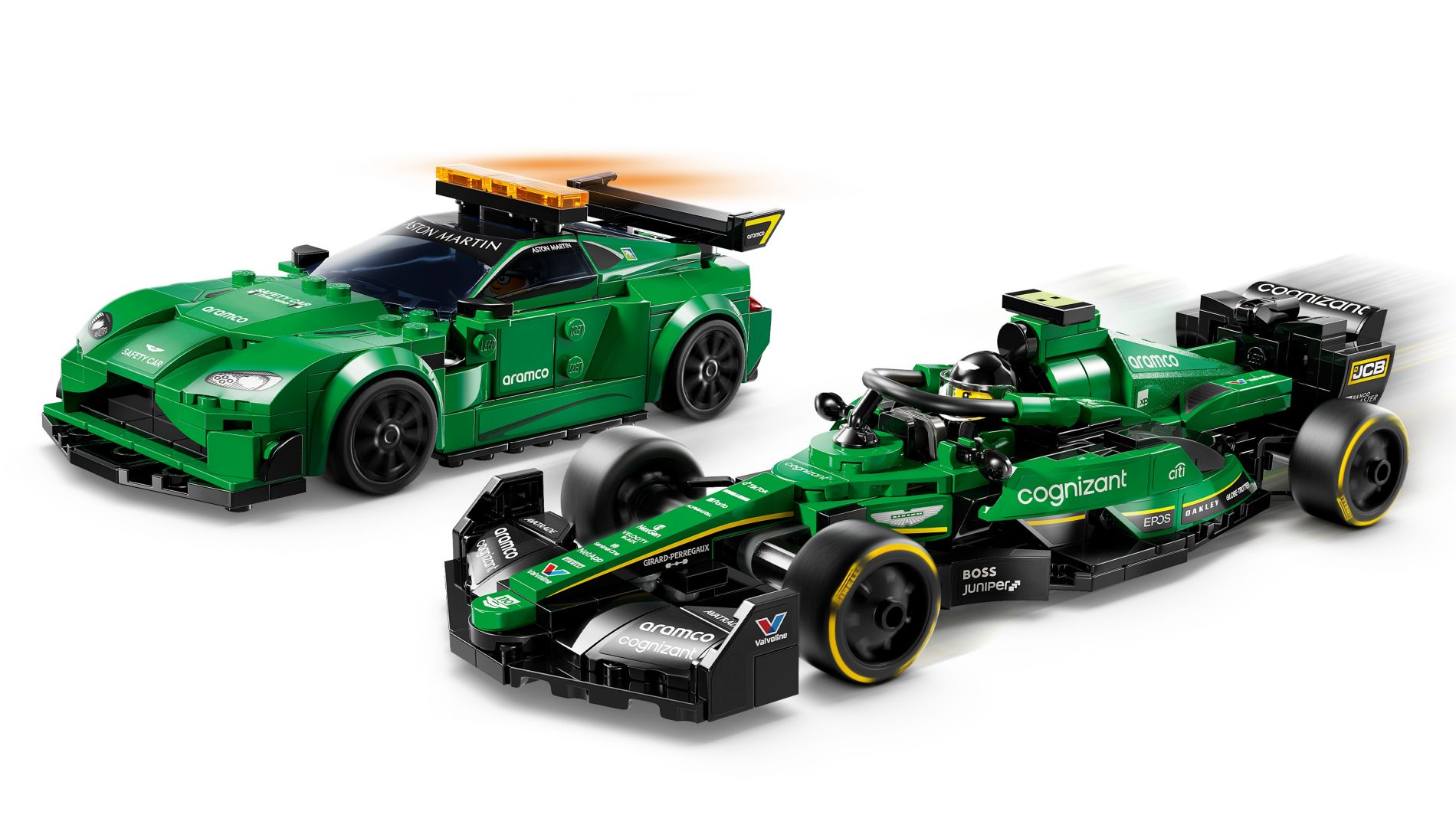 Конструктор Lego Speed Champions Автомобіль безпеки Aston Martin і AMR23 та автомобіль безпеки Aston Martin (76925) - фото 2 Конструктор Lego Speed Champions Автомобіль безпеки Aston Martin і AMR23 та автомобіль безпеки Aston Martin (76925) - фото 2