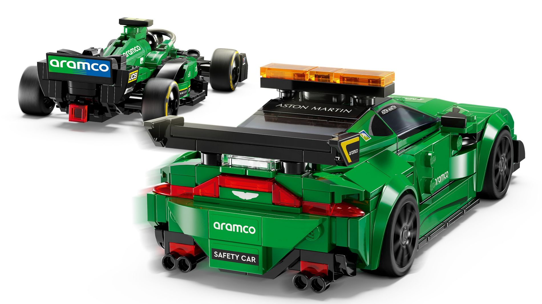 Конструктор Lego Speed Champions Автомобіль безпеки Aston Martin і AMR23 та автомобіль безпеки Aston Martin (76925) - фото 3 Конструктор Lego Speed Champions Автомобіль безпеки Aston Martin і AMR23 та автомобіль безпеки Aston Martin (76925) - фото 3