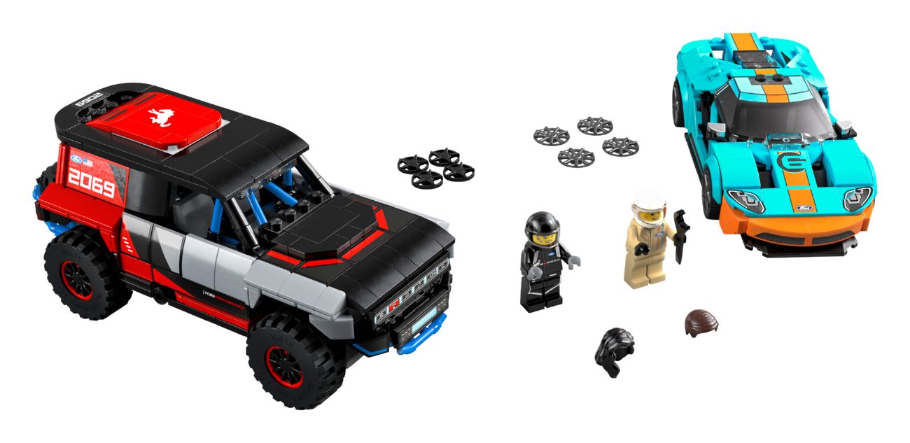 Конструктор Lego Speed Champions Ford GT Heritage Edition and Bronco R (76905) - фото 1 Конструктор Lego Speed Champions Ford GT Heritage Edition and Bronco R (76905) - фото 1