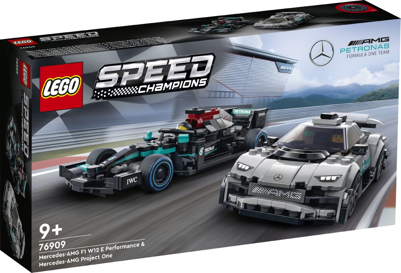 Конструктор Lego Speed Champions Mercedes-AMG F1 W12 E Performance та Project One (76909)