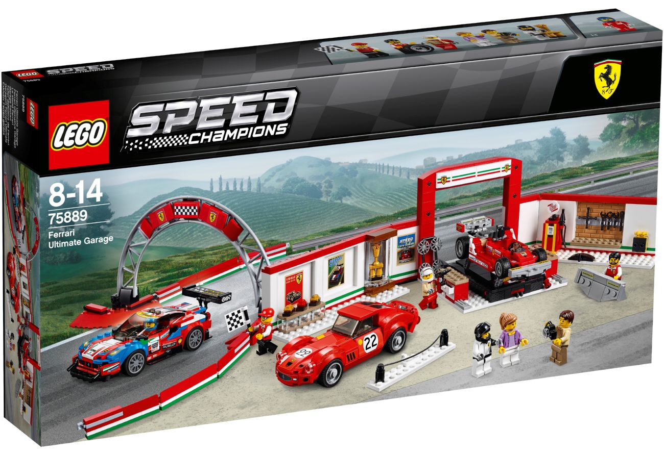 Конструктор Lego Speed Champions Унікальний гараж Ferrari (75889)