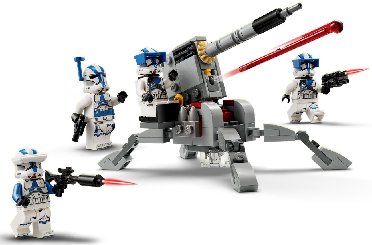 Конструктор Lego Star Wars Боевой набор клонов-пехотинцев 501-го легиона (75345) - фото 2 Конструктор Lego Star Wars Боевой набор клонов-пехотинцев 501-го легиона (75345) - фото 2