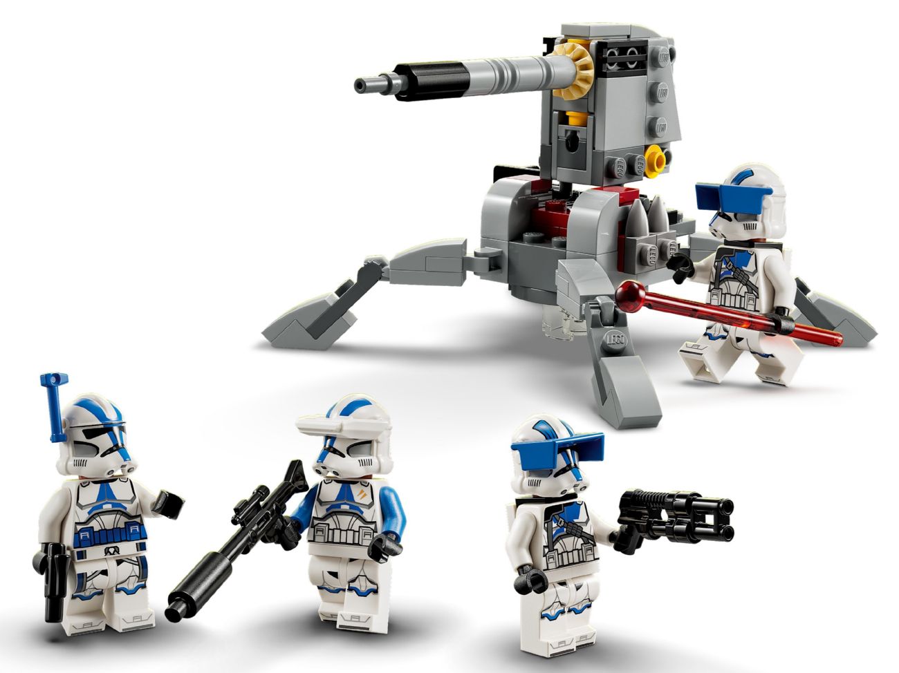 Конструктор Lego Star Wars Боевой набор клонов-пехотинцев 501-го легиона (75345) - фото 3 Конструктор Lego Star Wars Боевой набор клонов-пехотинцев 501-го легиона (75345) - фото 3