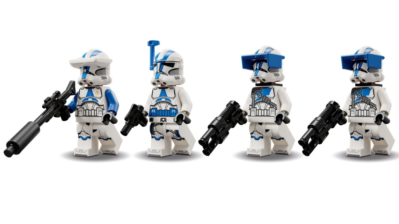 Конструктор Lego Star Wars Боевой набор клонов-пехотинцев 501-го легиона (75345) - фото 5 Конструктор Lego Star Wars Боевой набор клонов-пехотинцев 501-го легиона (75345) - фото 5