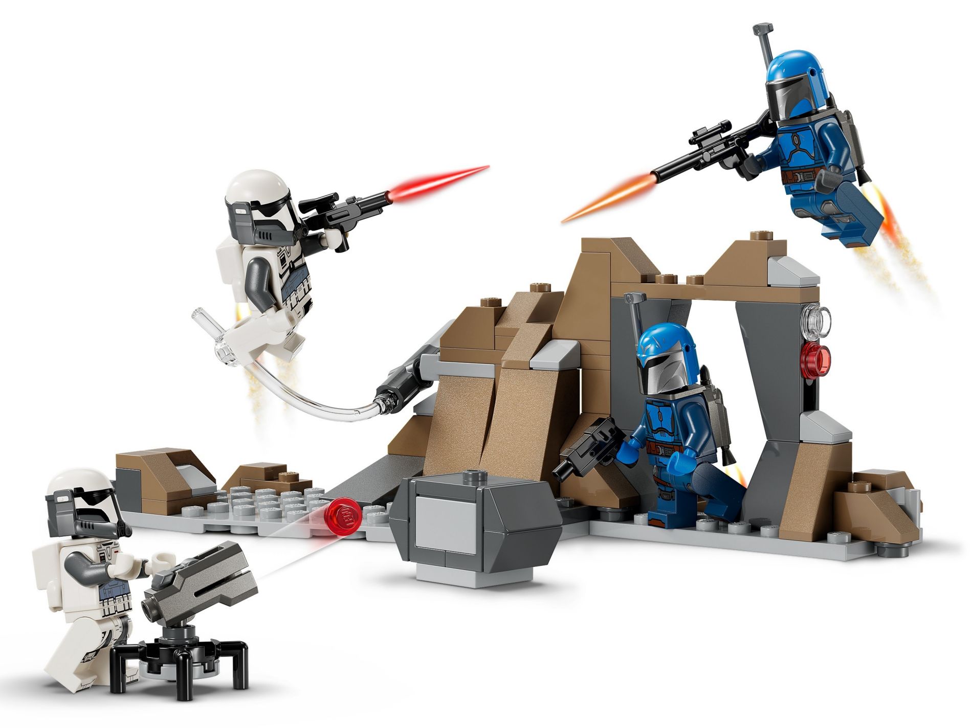Конструктор Lego Star Wars Боевой набор: засада на Мандалоре (75373) - фото 2 Конструктор Lego Star Wars Боевой набор: засада на Мандалоре (75373) - фото 2