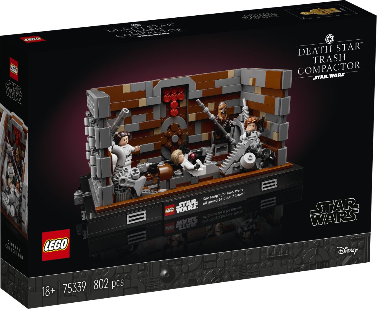 Конструктор Lego Star Wars Діорама: Ущільнювач сміття на Зірці Смерті (75339)