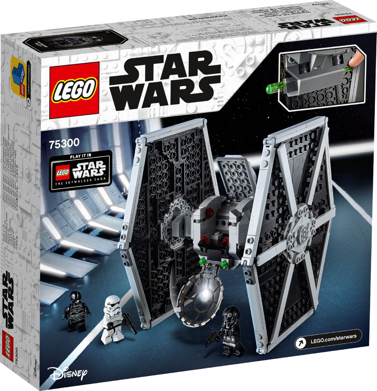 Конструктор Lego Star Wars Имперский истребитель TIE (75300) - фото 3