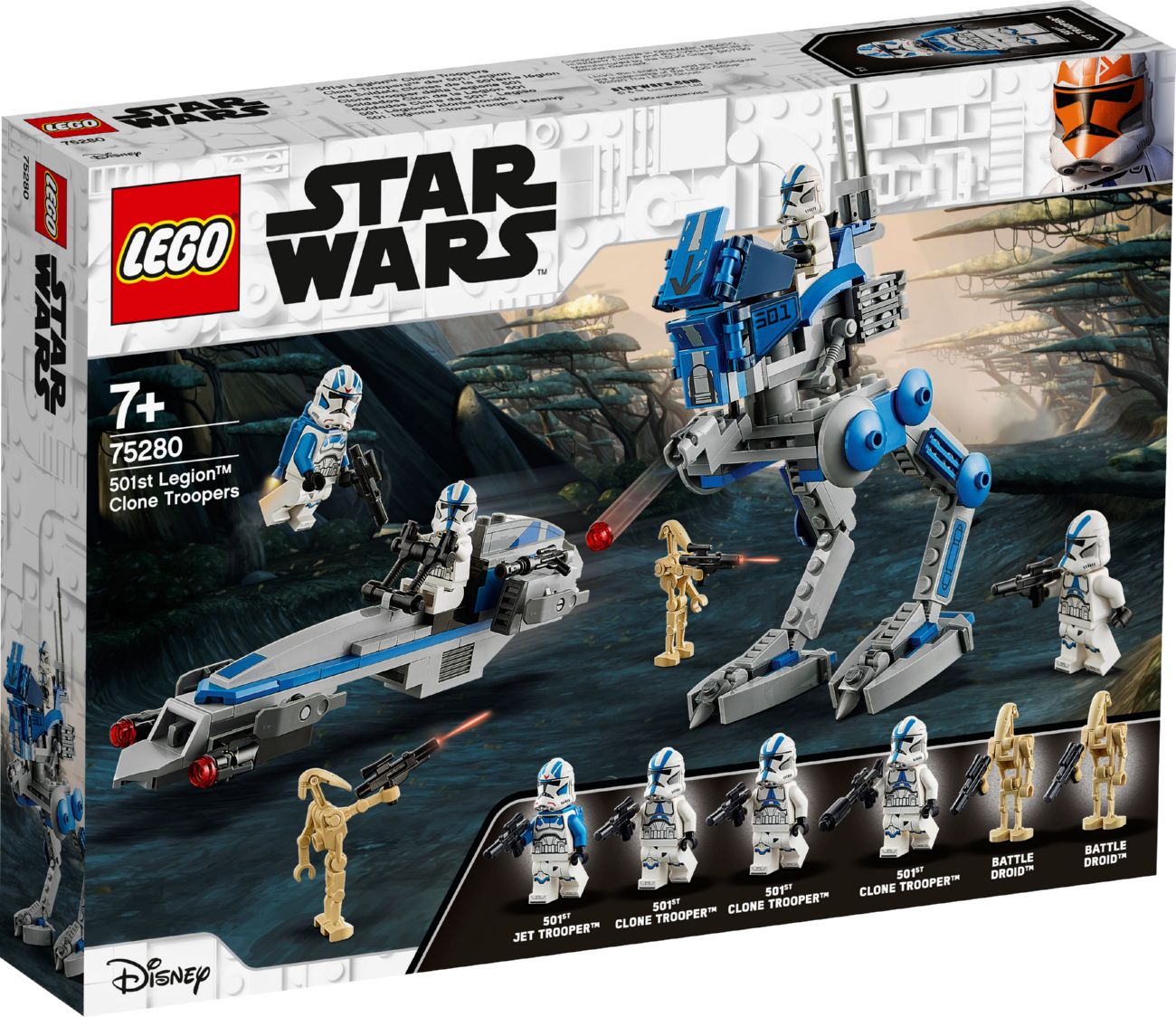 Конструктор Lego Star Wars Клони-піхотинці 501-го легіону (75280)