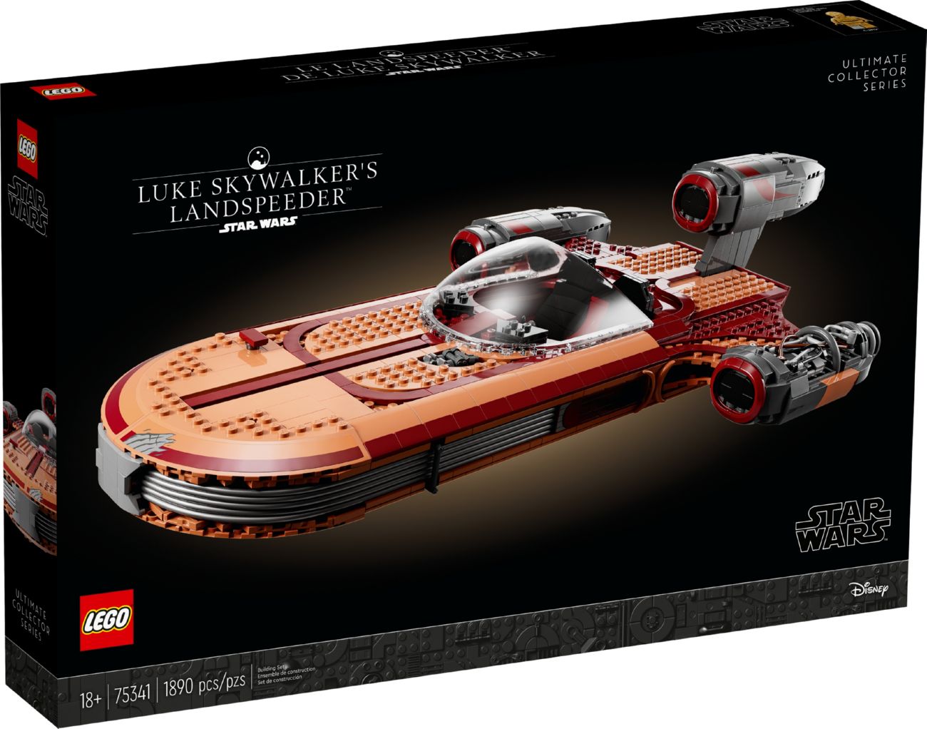 Конструктор Lego Star Wars Лендспидерж Люка Скайуокера (75341)