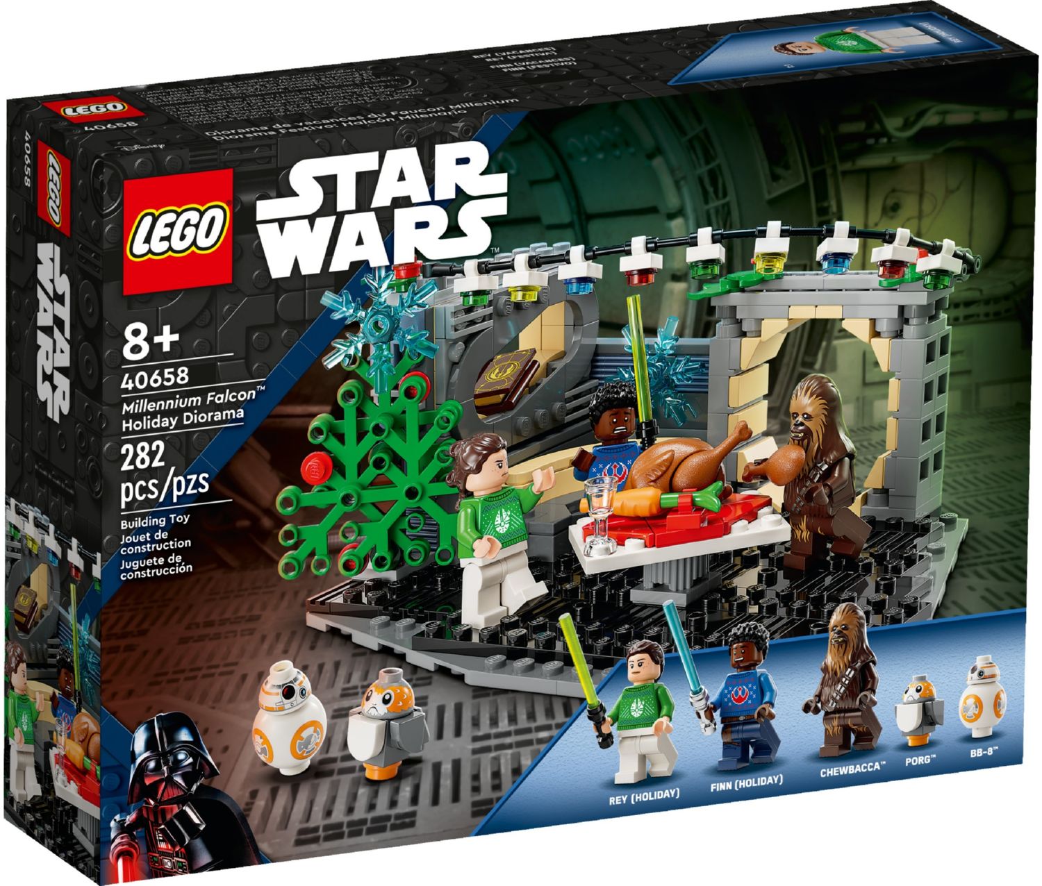 Конструктор Lego Star Wars Святкова діорама Тисячолітній сокіл (40658)