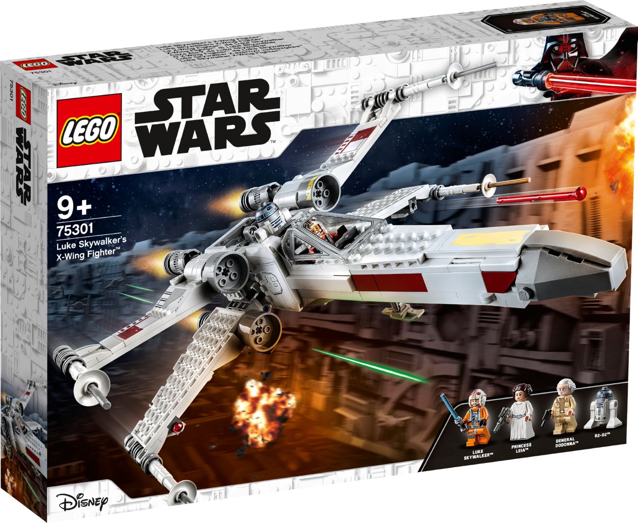 Конструктор Lego Star Wars Винищувач X-wing Люка Скайвокера (75301)