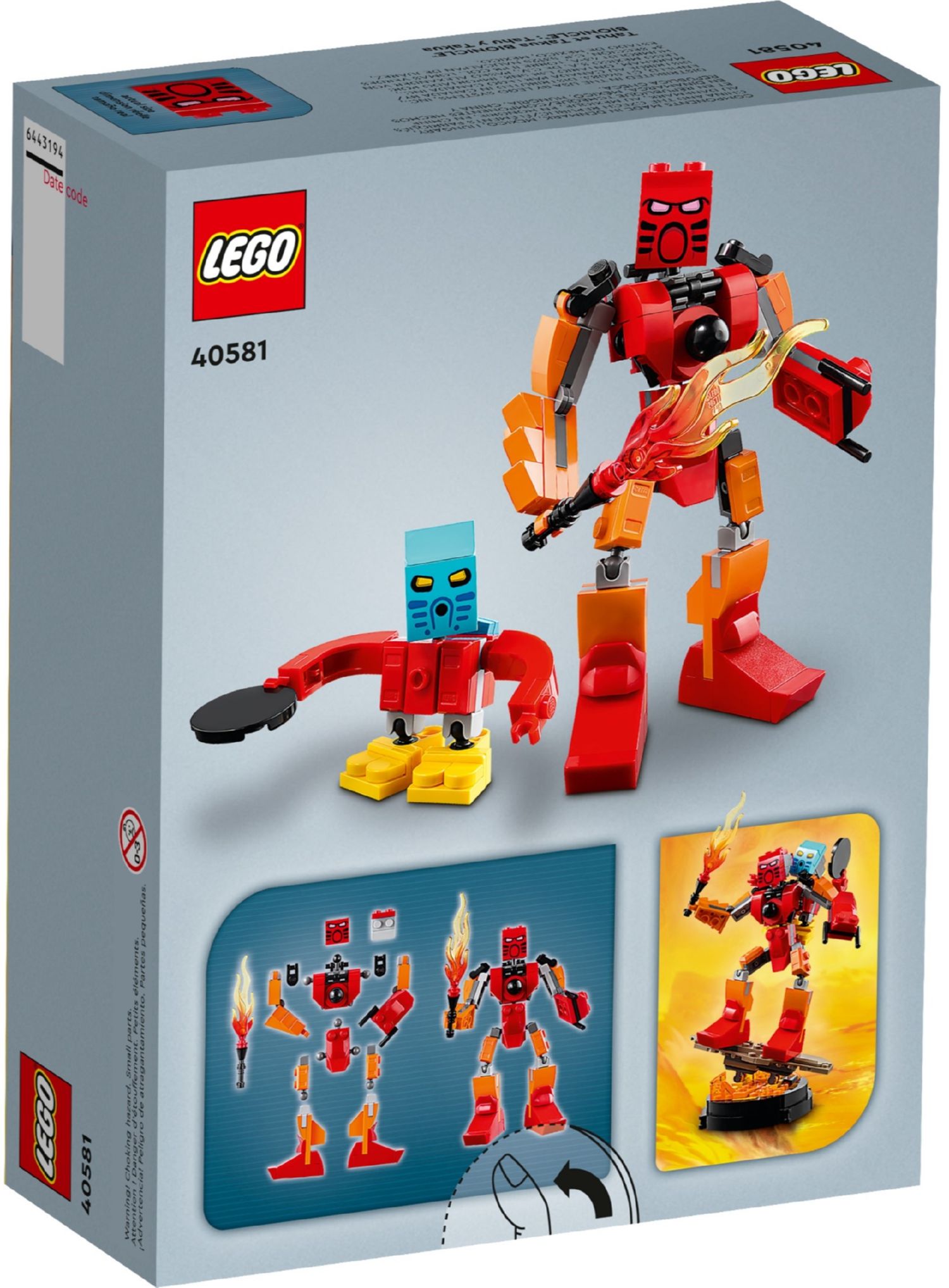 Конструктор Lego Super Heroes BIONICLE Таху и Такуа (40581) - фото 3