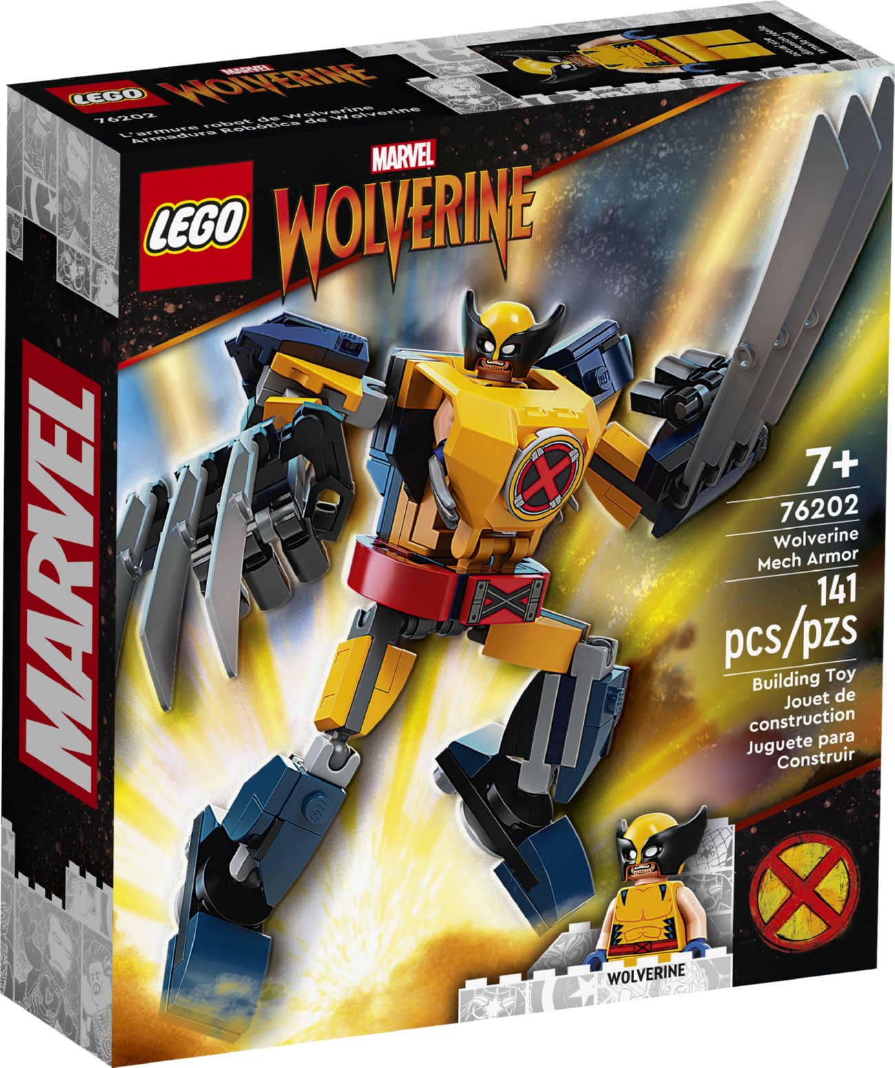 Конструктор Lego Marvel Броня Росомахи (76202)