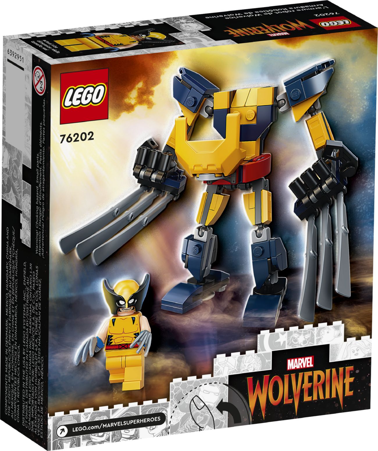 Конструктор Lego Marvel Броня Росомахи (76202) - фото 4 Конструктор Lego Marvel Броня Росомахи (76202) - фото 4