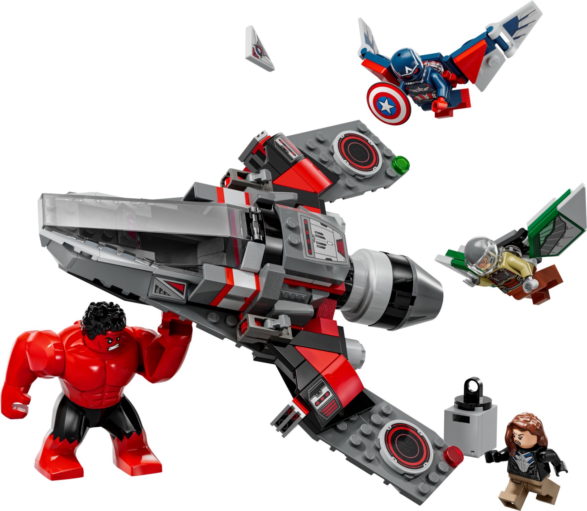 Конструктор Lego Marvel Капітан Америка проти Червоного Халка (76292) - фото 1