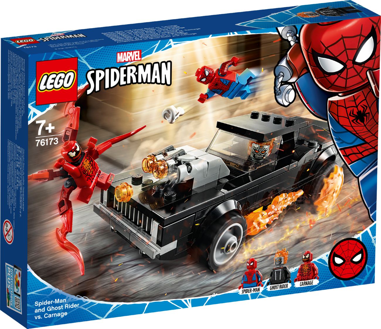 Конструктор Lego Super Heroes Человек-Паук и Призрачный Всадник против Карнажа (76173)