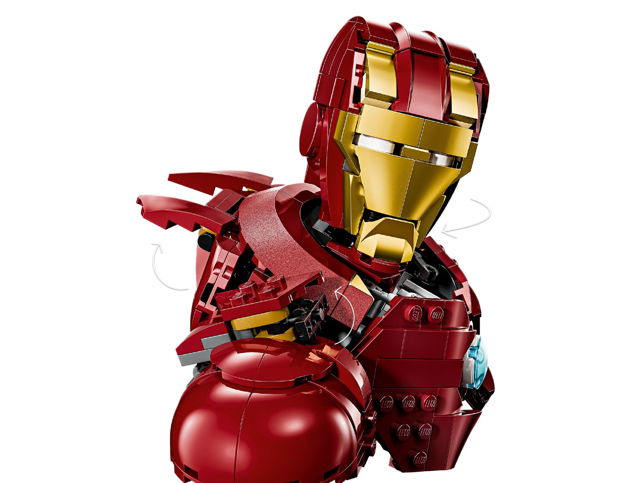 Конструктор Lego Super Heroes Бюст Железного Человека MK4 (76327) - фото 4 Конструктор Lego Super Heroes Бюст Железного Человека MK4 (76327) - фото 4