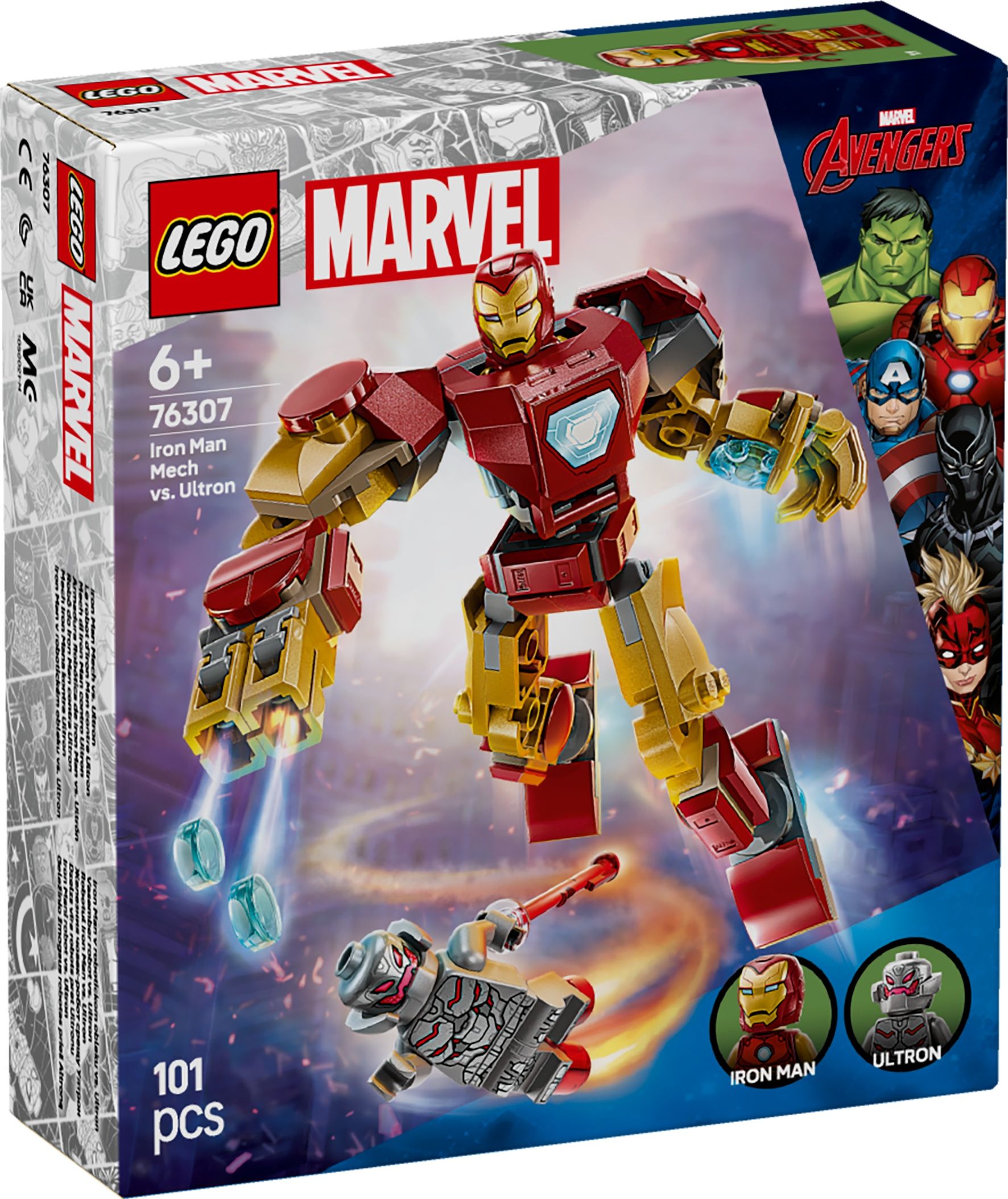 Конструктор Lego Marvel Робот Железного Человека против Альтрона (76307)
