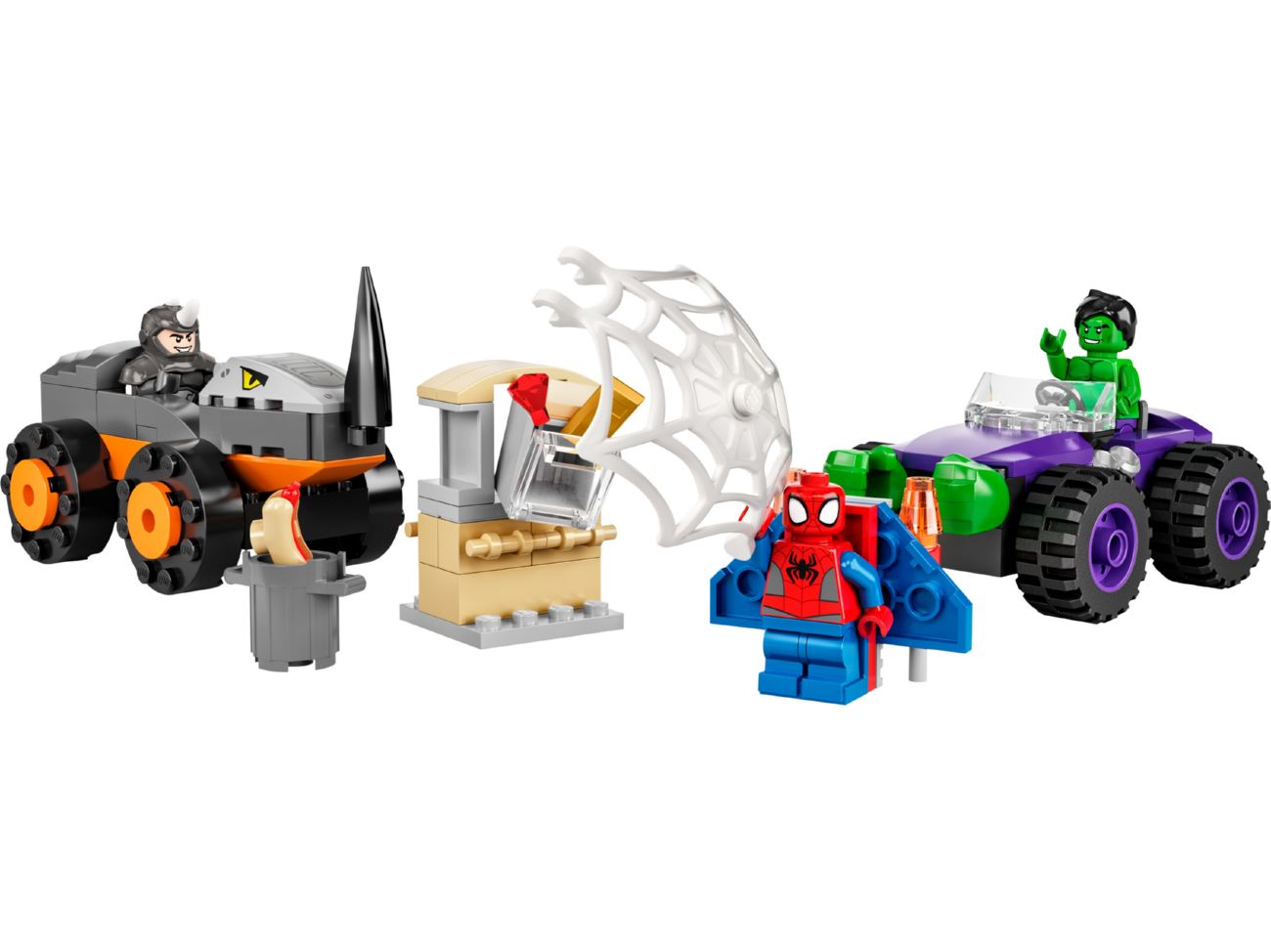 Конструктор Lego Marvel Сутичка Халка та Носорога на вантажівках (10782) - фото 1 Конструктор Lego Marvel Сутичка Халка та Носорога на вантажівках (10782) - фото 1