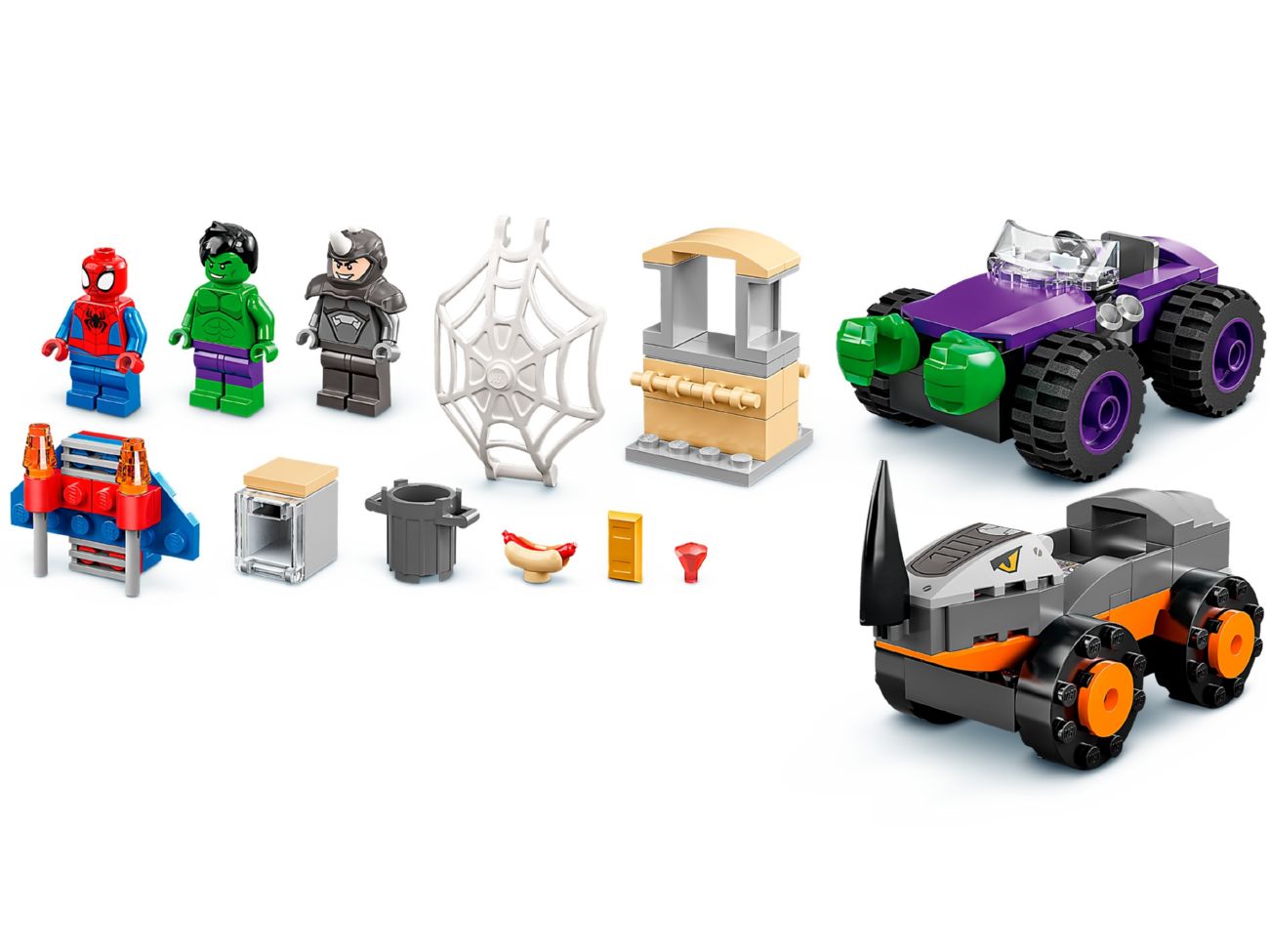 Конструктор Lego Marvel Сутичка Халка та Носорога на вантажівках (10782) - фото 4 Конструктор Lego Marvel Сутичка Халка та Носорога на вантажівках (10782) - фото 4