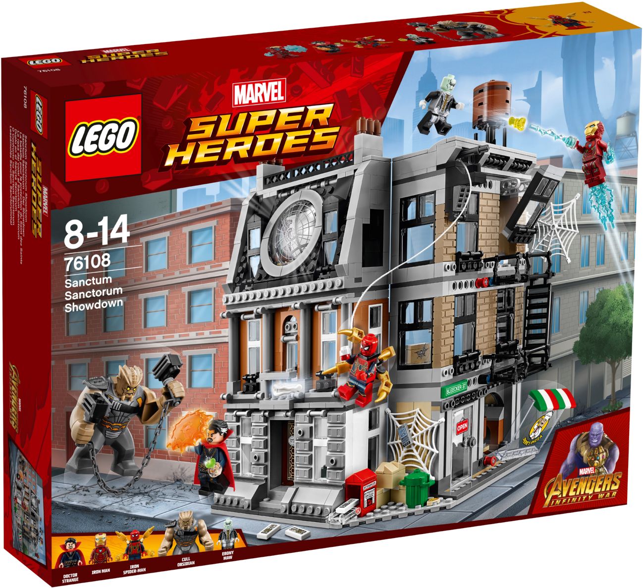 Конструктор Lego Marvel Вирішальний бій у Санктум Санкторум (76108)