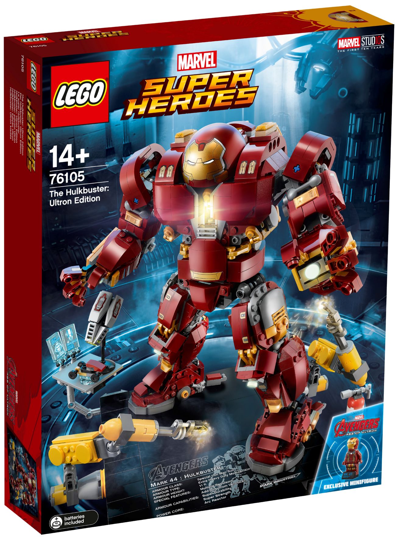 Конструктор Lego Marvel Халкбастер: Ера Альтрона (76105)