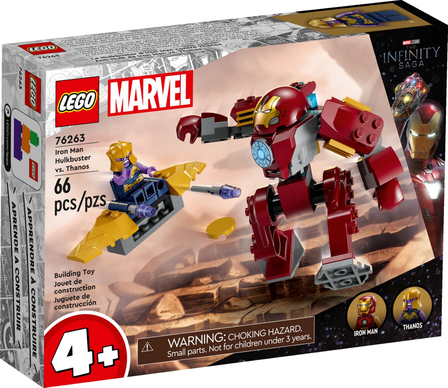 Конструктор Lego Marvel Халкбастер против Таноса (76263)