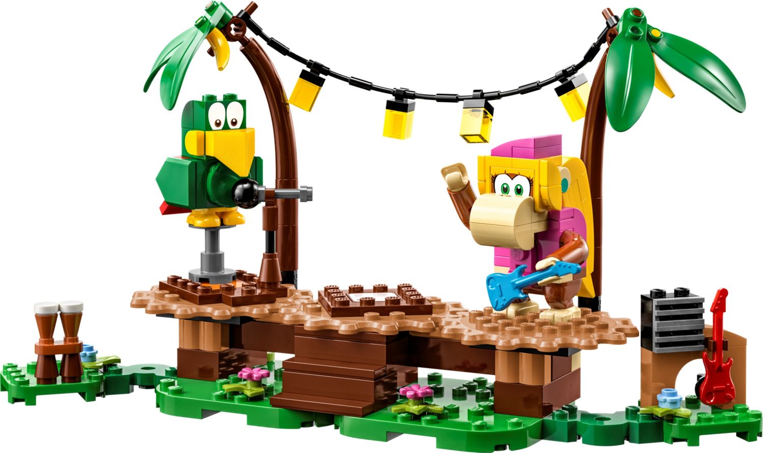Конструктор Lego Super Mario Набор для расширения Dixie Kong's Jungle Jam (71421) - фото 1