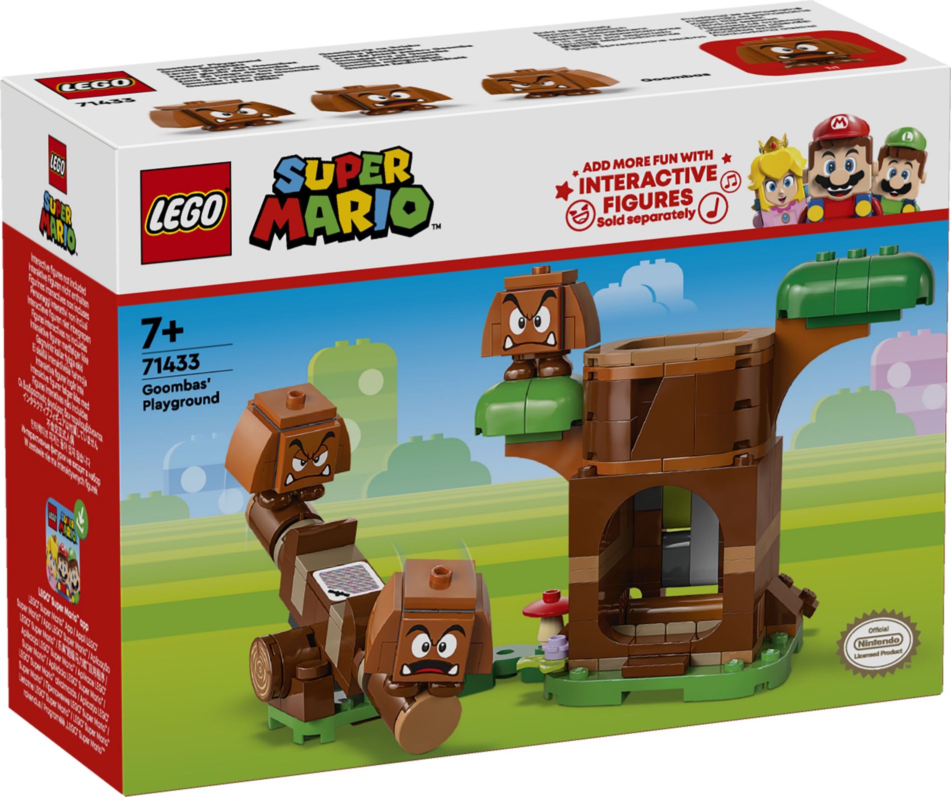 Конструктор Lego Super Mario Игровая площадка Гумбас (71433)