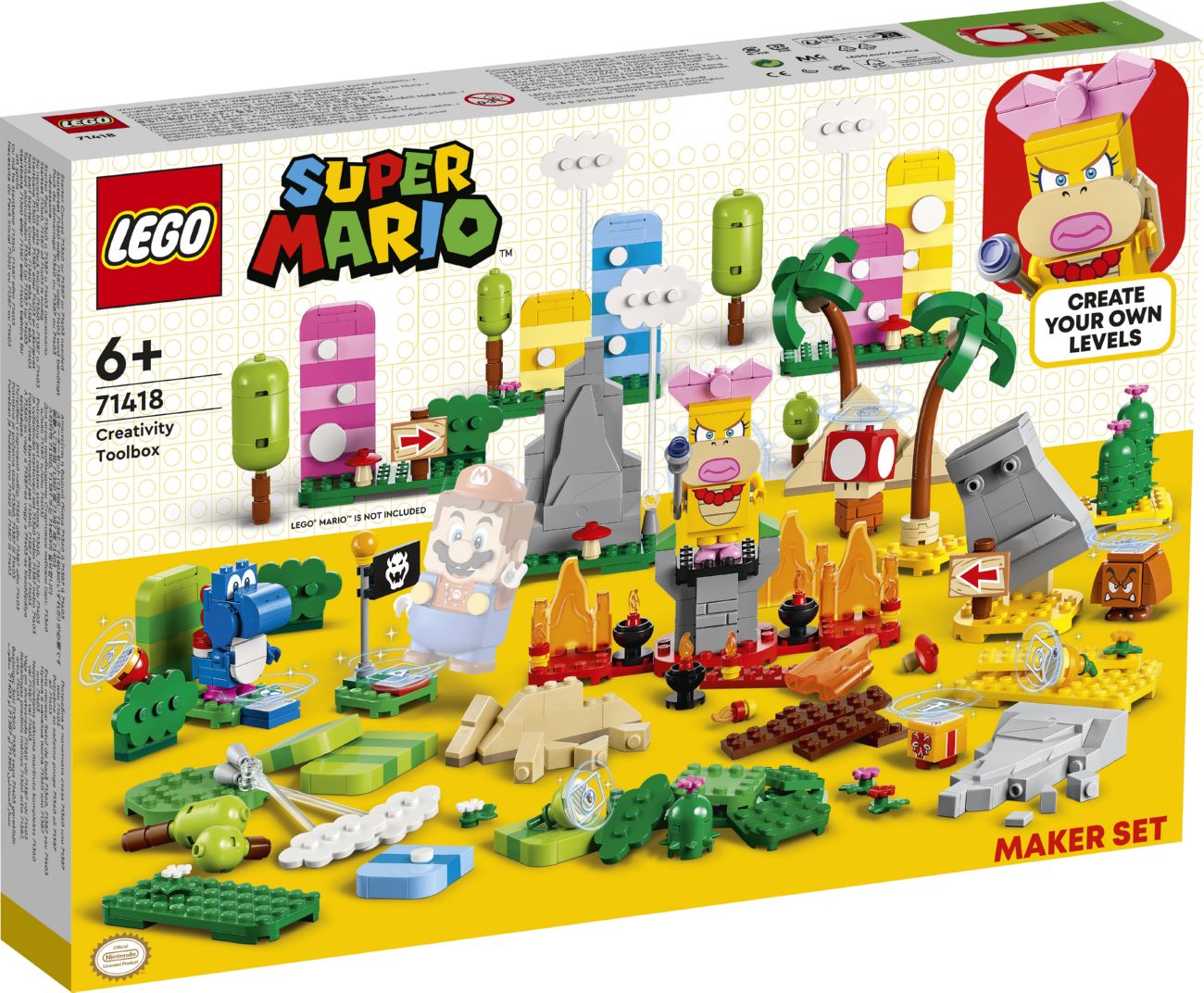 Конструктор Lego Super Mario Інструменти для творчості (71418)