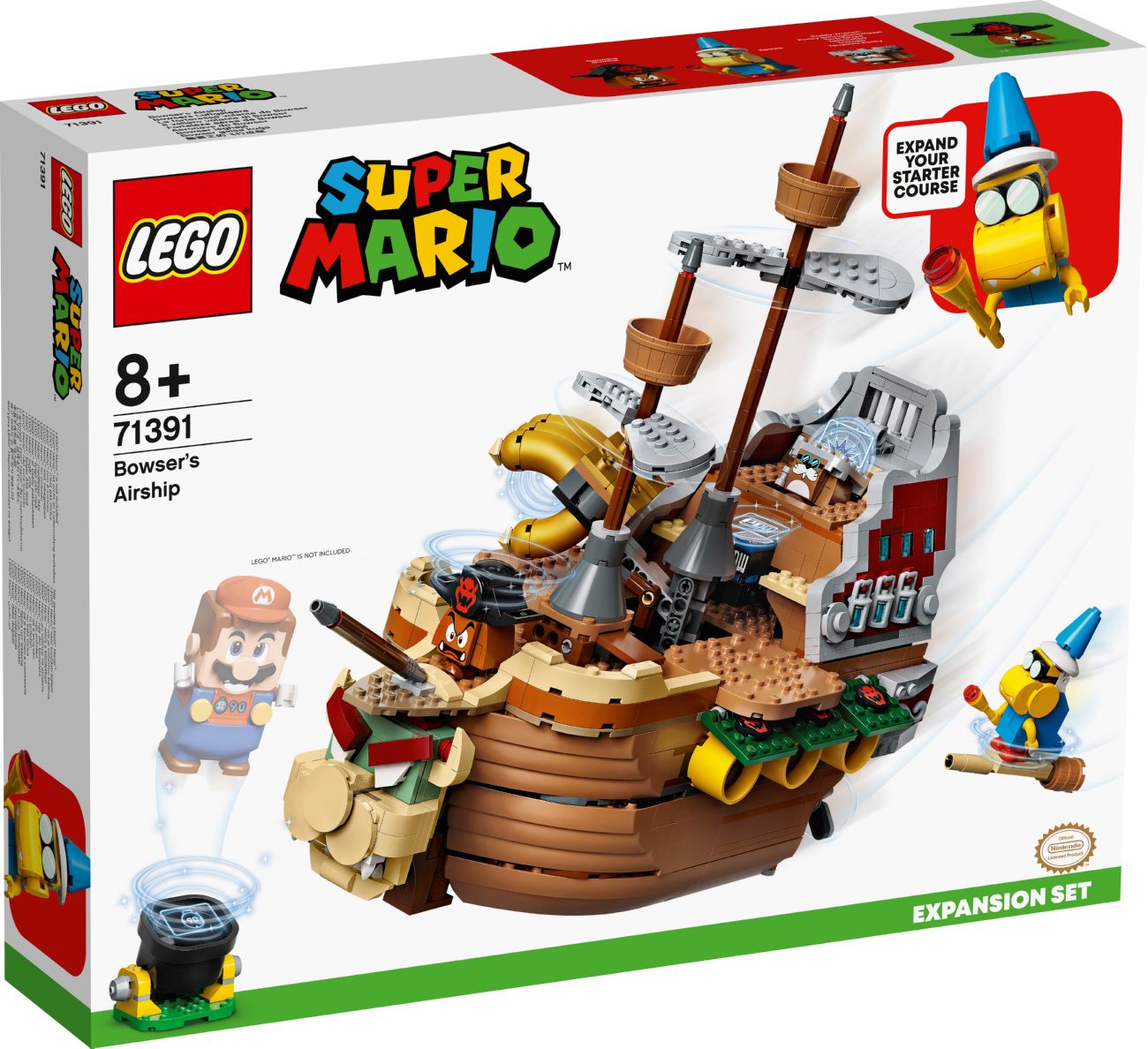 Конструктор Lego Super Mario Летючий корабель Боузер (71391)