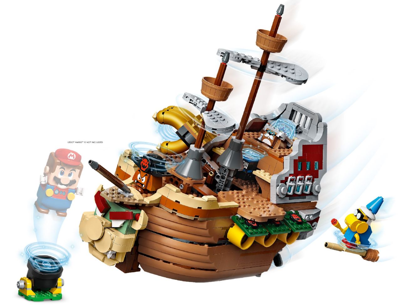 Конструктор Lego Super Mario Летючий корабель Боузер (71391) - фото 2