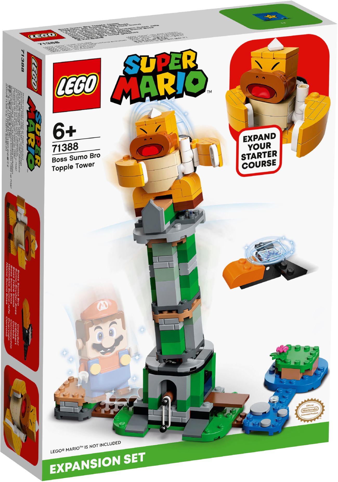 Конструктор Lego Super Mario Падаюча башта боса братика-сумо (71388)