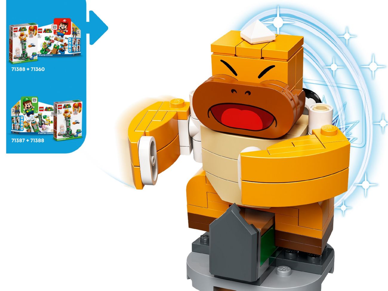 Конструктор Lego Super Mario Падаюча башта боса братика-сумо (71388) - фото 5 Конструктор Lego Super Mario Падаюча башта боса братика-сумо (71388) - фото 5