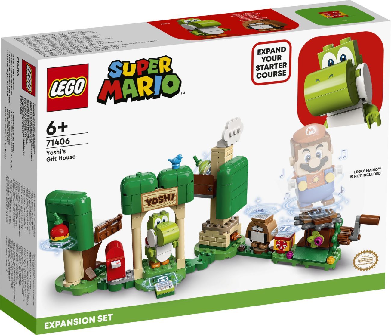 Конструктор Lego Super Mario Подарунковий будиночок Йоші (71406)