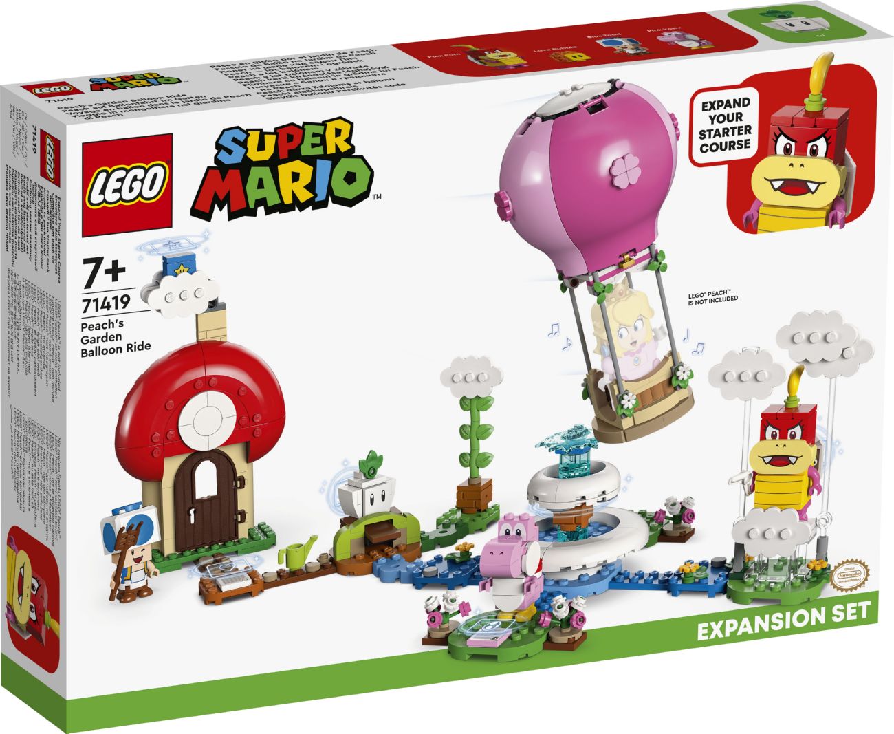 Конструктор Lego Super Mario Політ на повітряній кулі в персиковому саду (71419)