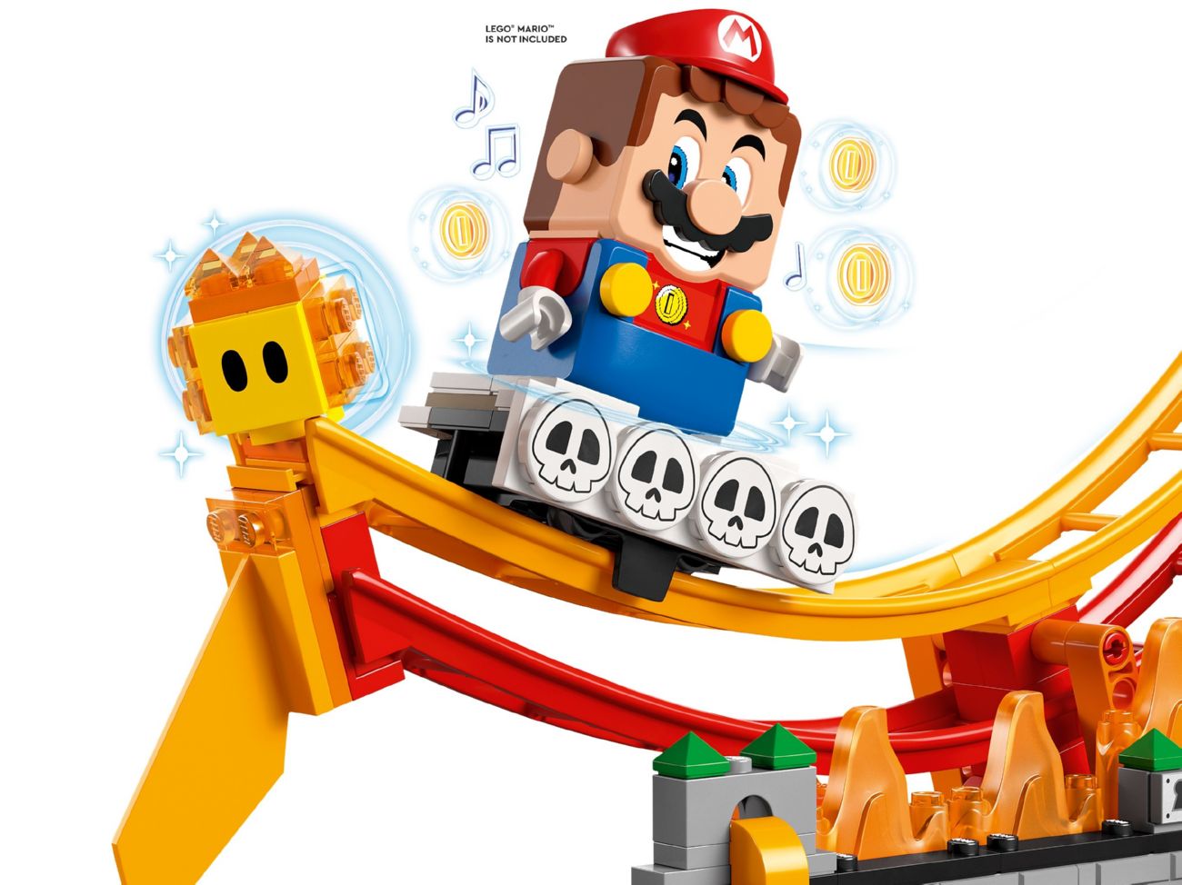 Конструктор Lego Super Mario Дополнительный набор Волна лавы (71416) - фото 2 Конструктор Lego Super Mario Дополнительный набор Волна лавы (71416) - фото 2