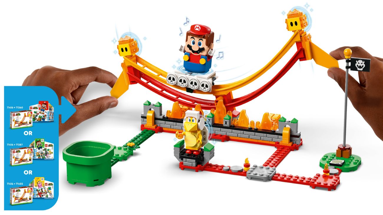 Конструктор Lego Super Mario Дополнительный набор Волна лавы (71416) - фото 3 Конструктор Lego Super Mario Дополнительный набор Волна лавы (71416) - фото 3