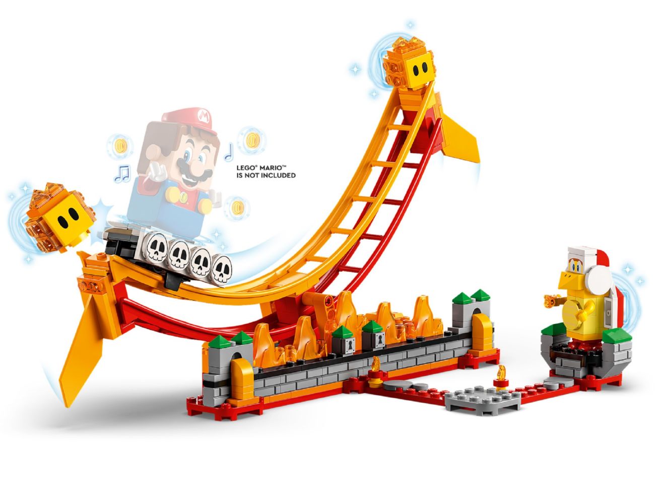 Конструктор Lego Super Mario Дополнительный набор Волна лавы (71416) - фото 4 Конструктор Lego Super Mario Дополнительный набор Волна лавы (71416) - фото 4