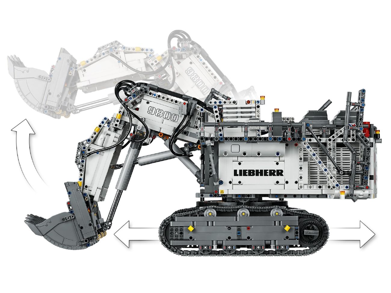 Конструктор Lego Technic Екскаватор Liebherr R 9800 (42100) - фото 5