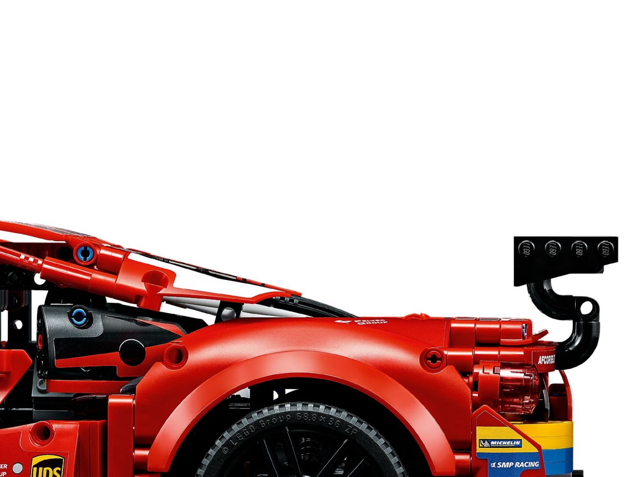 Конструктор Lego Technic Ferrari 488 GTE “AF Corse #51” (42125) - фото 3 Конструктор Lego Technic Ferrari 488 GTE “AF Corse #51” (42125) - фото 3