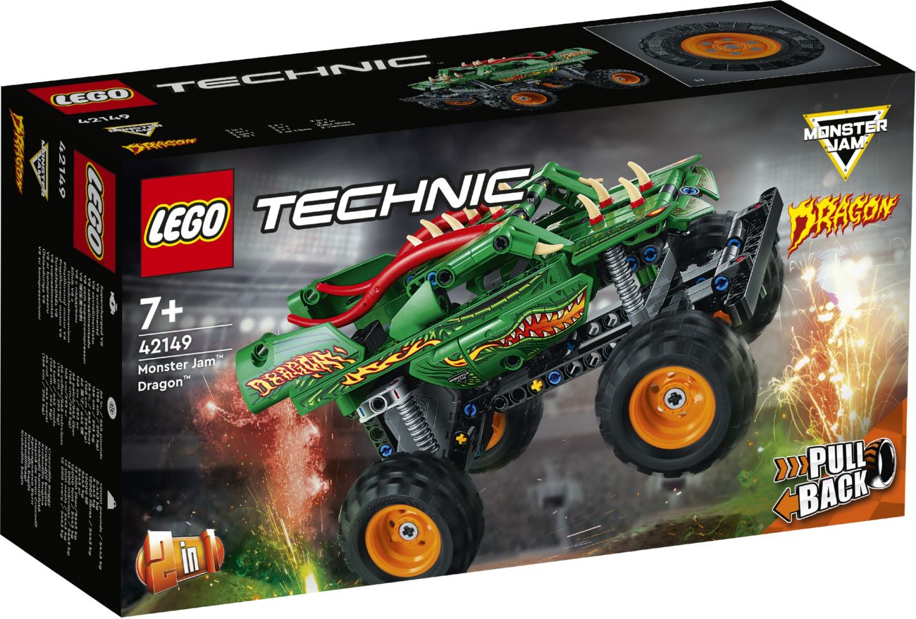 Конструктор Lego Technic Monster Jam Dragon (42149)