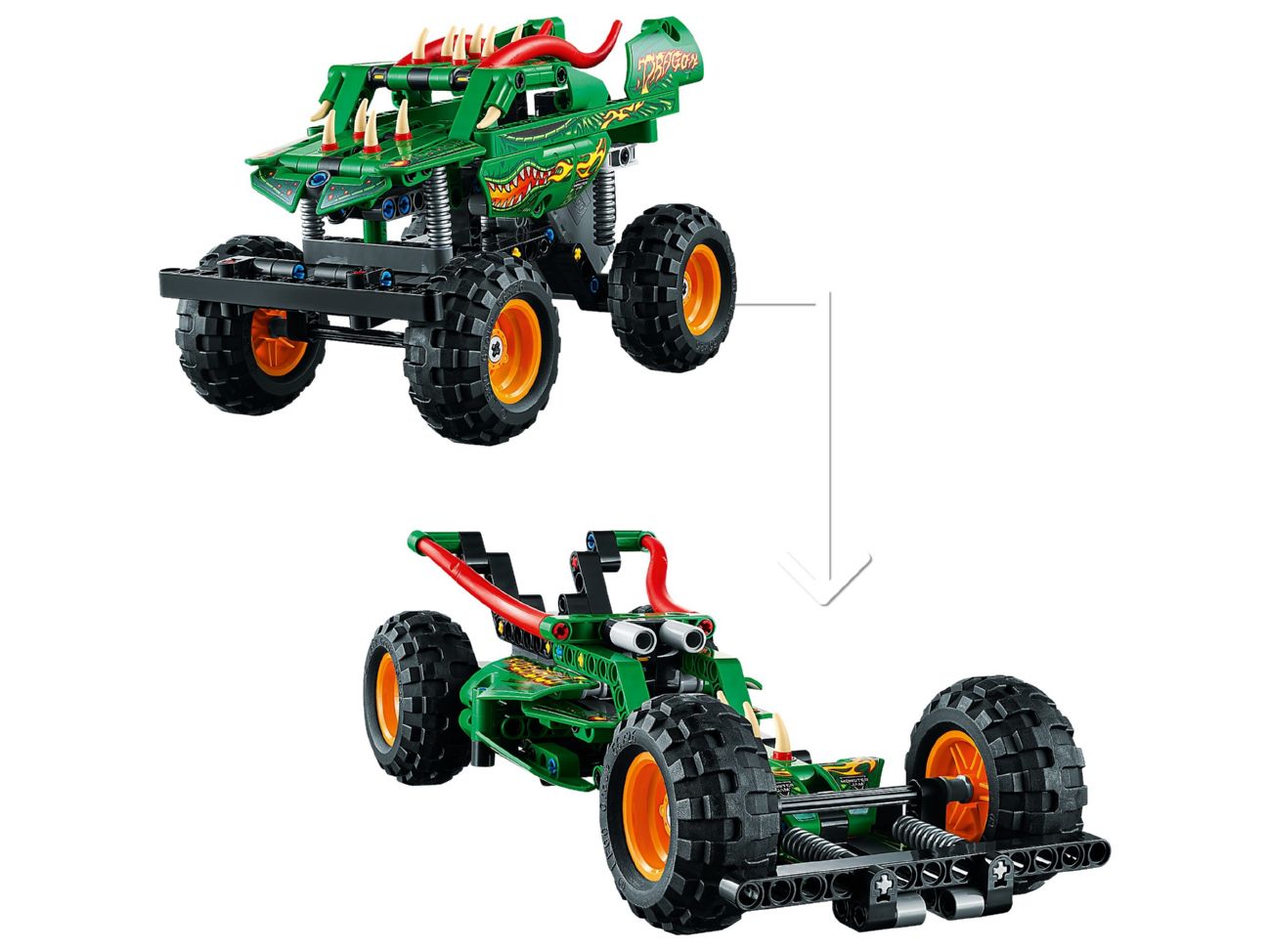 Конструктор Lego Technic Monster Jam Dragon (42149) - фото 4