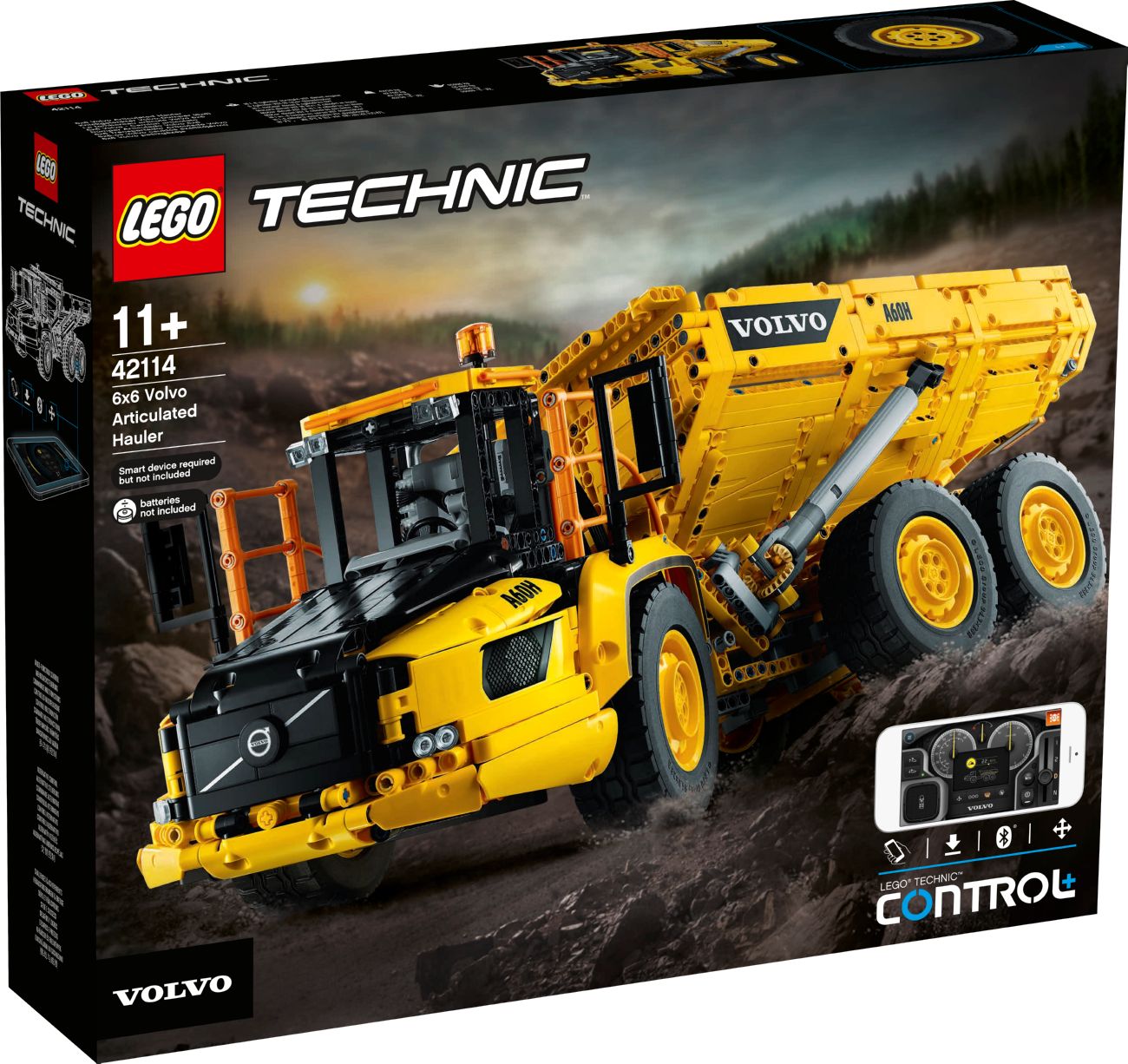 Конструктор Lego Technic Шарнирный самосвал 6x6 Вольво (42114)
