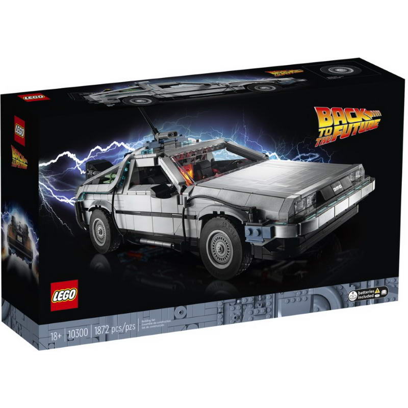 Конструктор Lego Icons Назад в будущее: Машина времени Делориан (10300)