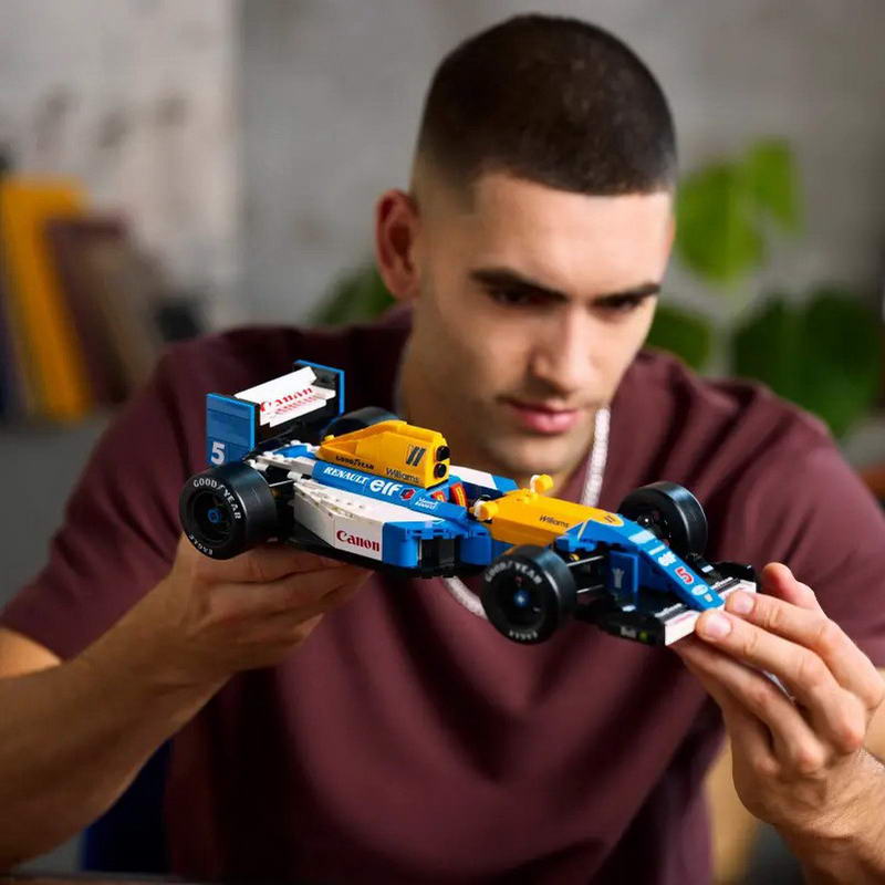 Конструктор Lego Icons Williams Racing FW14B і Найджел Менселл (10353) - фото 7 Конструктор Lego Icons Williams Racing FW14B і Найджел Менселл (10353) - фото 7
