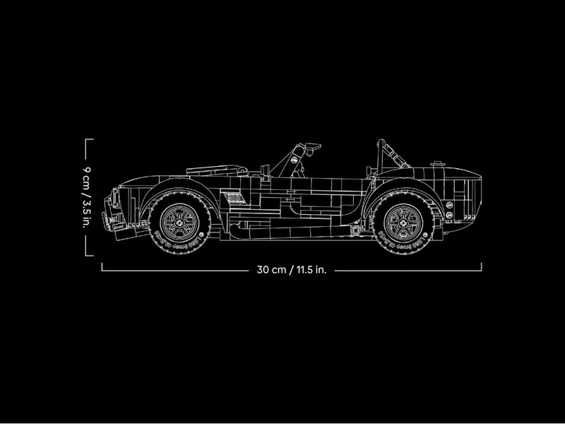 Конструктор Lego Expert Shelby Cobra 427 S/C (10357) - фото 8