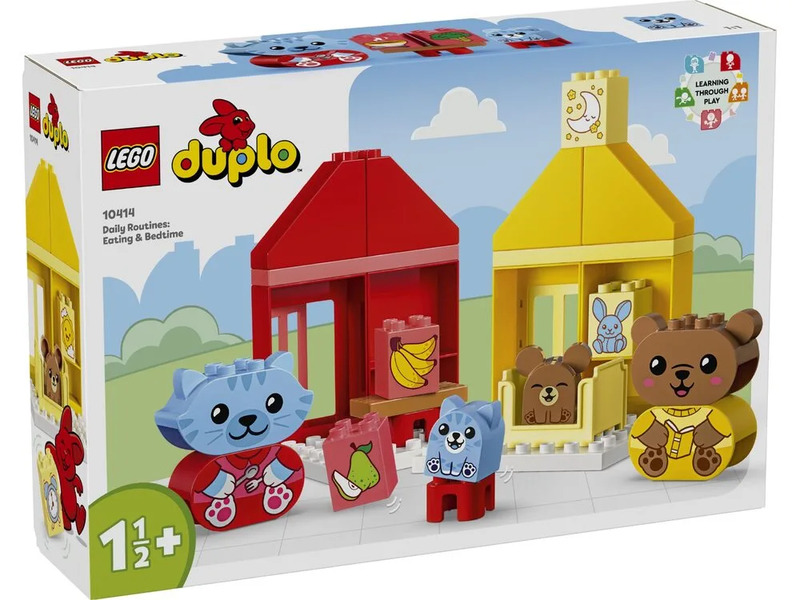 Конструктор Lego Duplo Мої перші повсякденні процедури: Час вечері й сну 10414 - фото 6 Конструктор Lego Duplo Мої перші повсякденні процедури: Час вечері й сну 10414 - фото 6