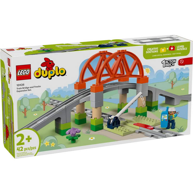 Конструктор Lego DUPLO Залізничний міст і колії. Додатковий набір (10426)